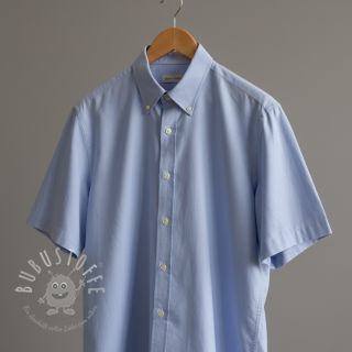 Baumwollstoff popeline light blue lavender