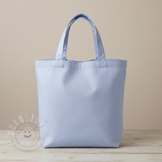 Baumwollstoff popeline light blue lavender