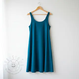 Baumwollstoff popeline ocean blue