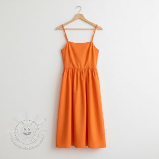 Baumwollstoff popeline tangerine