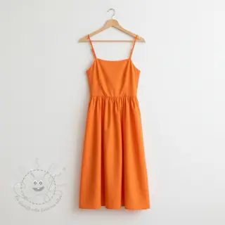 Baumwollstoff popeline tangerine