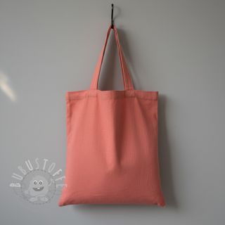 Baumwollstoff popeline dark coral