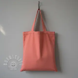 Baumwollstoff popeline dark coral