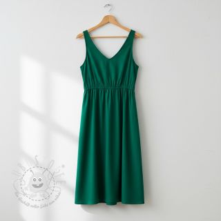 Baumwollstoff popeline dark emerald