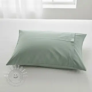 Baumwollstoff popeline dark mint