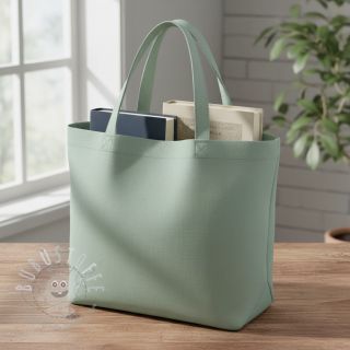 Baumwollstoff popeline dark mint