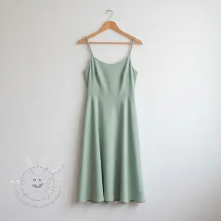 Baumwollstoff popeline dark mint