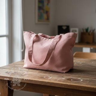 Baumwollstoff popeline dark rose