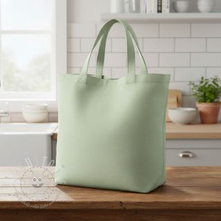 Baumwollstoff popeline sage