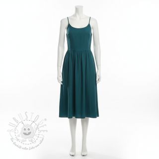 Baumwollstoff popeline dark cyan