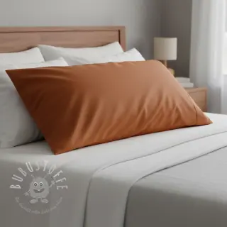 Baumwollstoff popeline cognac