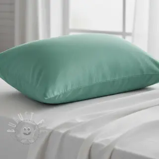 Baumwollstoff popeline cyan