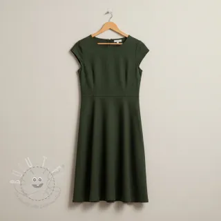 Baumwollstoff popeline army green