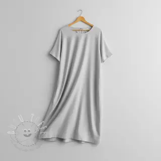 Baumwollstoff popeline light grey