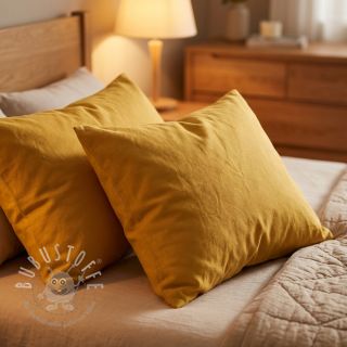 Baumwollstoff popeline ochre