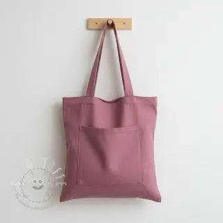 Baumwollstoff popeline mauve