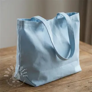 Baumwollstoff popeline blue