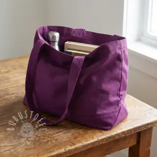 Baumwollstoff popeline dark purple