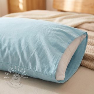 Baumwollstoff popeline light blue