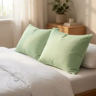 Baumwollstoff popeline light mint