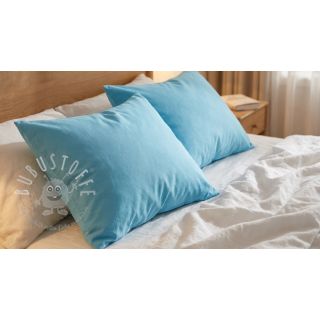 Baumwollstoff popeline sky blue