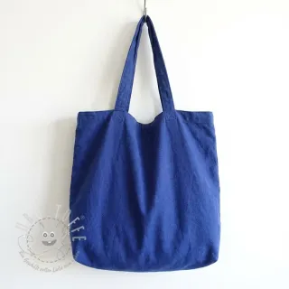Baumwollstoff popeline dark cobalt