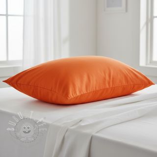 Baumwollstoff popeline orange