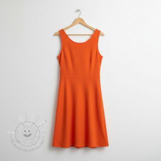 Baumwollstoff popeline orange