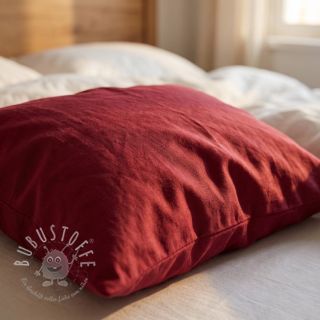 Baumwollstoff popeline wine