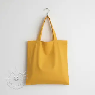 Baumwollstoff popeline yellow
