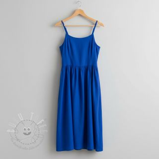 Baumwollstoff popeline cobalt