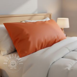 Baumwollstoff popeline flame orange