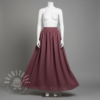 Baumwollstoff SLUB WASHED mauve