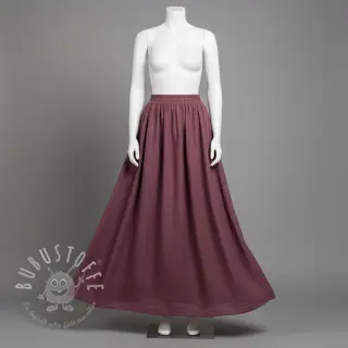 Baumwollstoff SLUB WASHED mauve