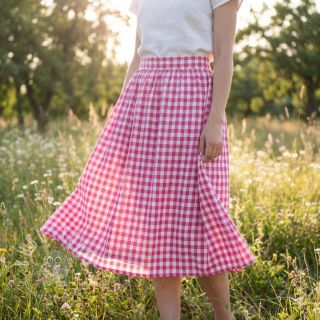 Baumwollstoff Check fuchsia