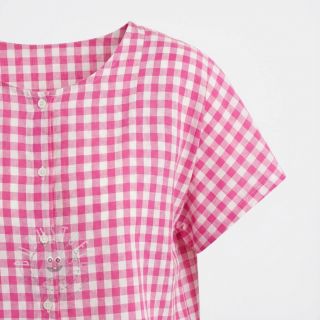 Baumwollstoff Check fuchsia