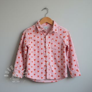 Baumwollstoff FLANNEL Hearts pink