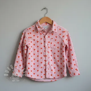 Baumwollstoff FLANNEL Hearts pink