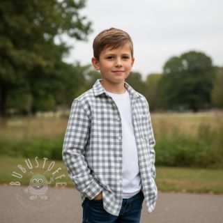 Baumwollstoff FLANNEL Check sage