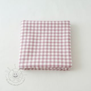 Baumwollstoff FLANNEL Check light pink