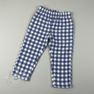 Baumwollstoff FLANNEL Check blue