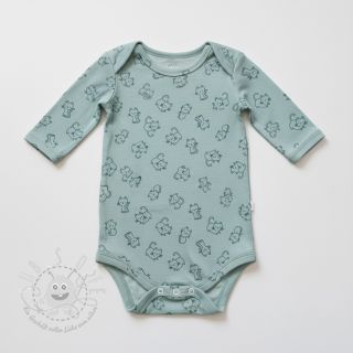 Baumwollstoff FLANNEL Cats mint