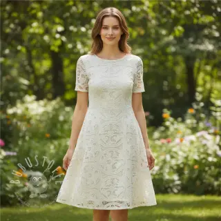 Baumwollstoff EMBROIDERY Blanchette design A