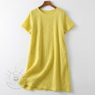 Baumwollstoff STRETCH Baby yellow