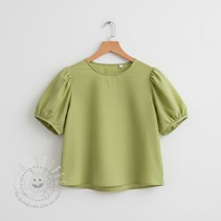 Baumwollstoff WASHED old lime