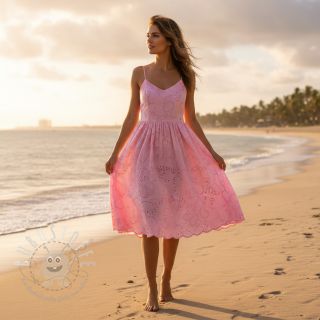 Baumwollstoff VOILE Puffy light pink