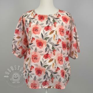 Baumwollstoff VOILE Love digital print