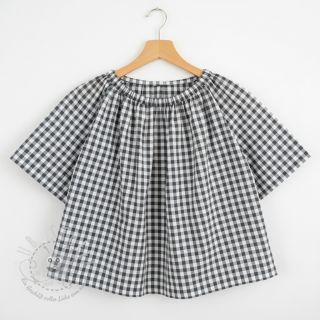 Baumwollstoff Brigitte gris