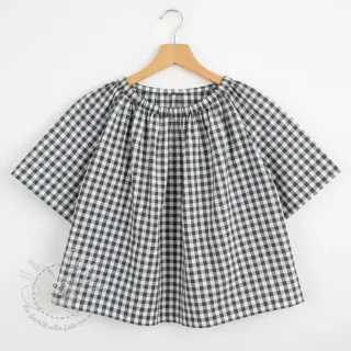 Baumwollstoff Brigitte gris