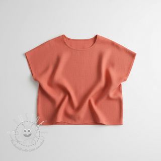 Baumwollstoff mit Leinen brick